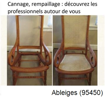 Cannage de chaise, fauteuil à Ableiges-95450