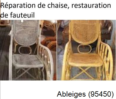 Artisan tapissier, reparation chaise à Ableiges-95450