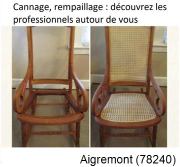 Cannage de chaise, fauteuil à Aigremont-78240