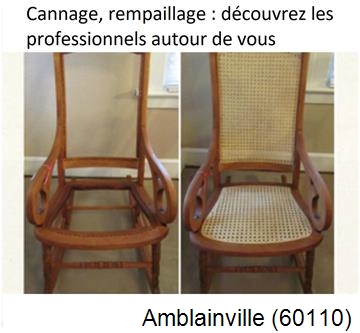 Cannage de chaise, fauteuil à Amblainville-60110