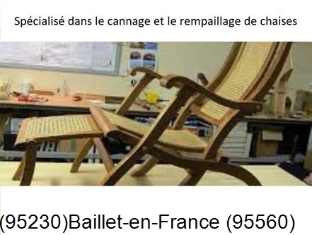 Travaux de restauration de chaise 