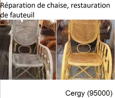 Artisan tapissier, reparation chaise à Cergy-95000