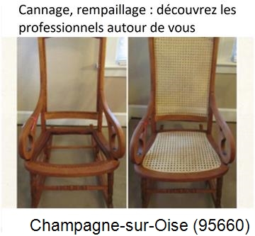 Cannage de chaise, fauteuil à Champagne-sur-Oise-95660