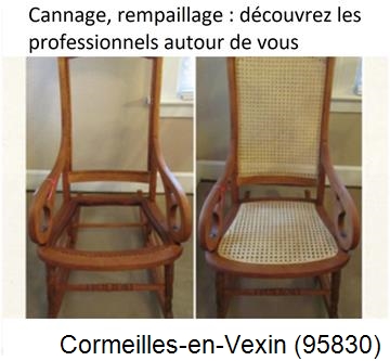Cannage de chaise, fauteuil à Cormeilles-en-Vexin-95830