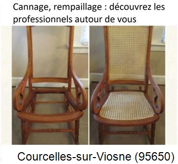 Cannage de chaise, fauteuil à Courcelles-sur-Viosne-95650