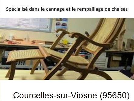 Travaux de restauration de chaise 