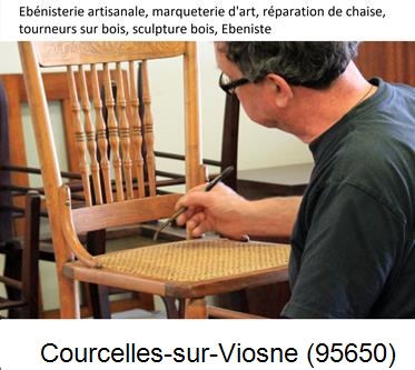 Chaise restaurée 