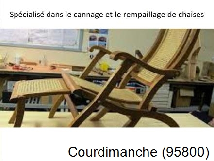 Travaux de restauration de chaise 