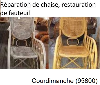 Artisan tapissier, reparation chaise à Courdimanche-95800