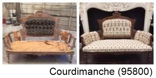 Réparation restauration d'un fauteuil 