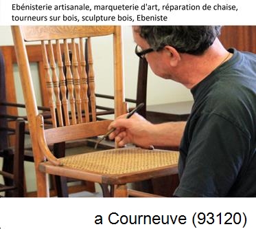 Chaise restaurée 