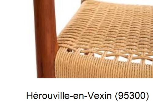 Réparation cannage rempaillage Herouville-en-Vexin-95300