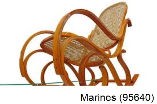 Cannage, rempaillage chaise Marines-95640