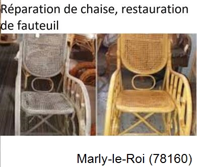 Artisan tapissier, reparation chaise à Marly-le-Roi-78160