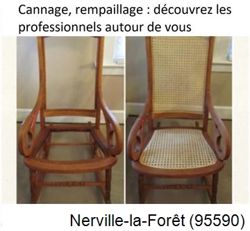 Cannage de chaise, fauteuil à Nerville-la-Foret-95590