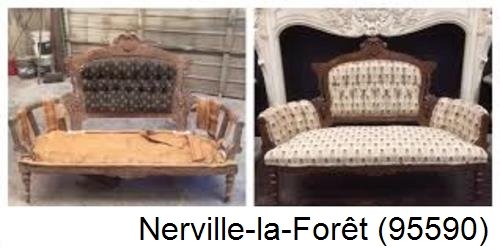 Réparation restauration d'un fauteuil 