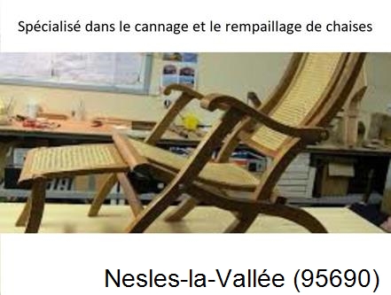 Travaux de restauration de chaise 