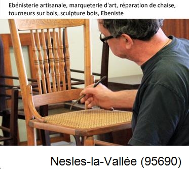 Chaise restaurée 