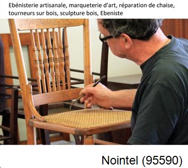 Chaise restaurée 