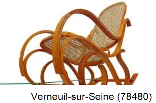 Cannage, rempaillage chaise Verneuil-sur-Seine-78480