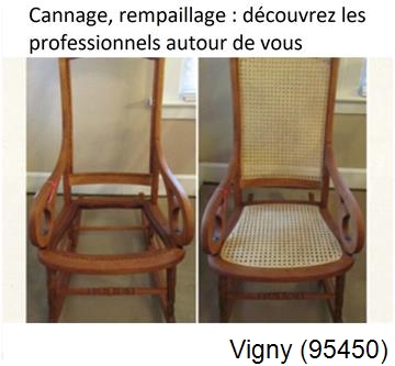 Cannage de chaise, fauteuil à Vigny-95450