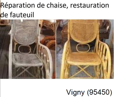 Artisan tapissier, reparation chaise à Vigny-95450